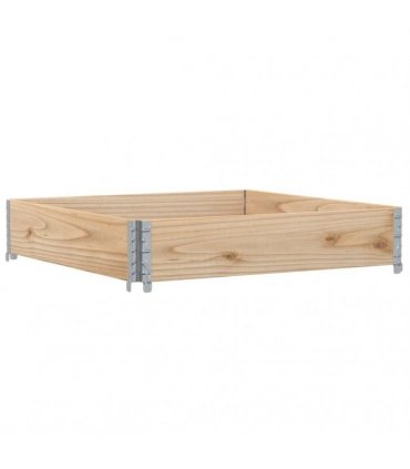 vidaXL Garden Planter 100x100 cm Solid Pine Wood