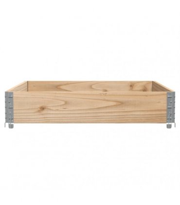 vidaXL Garden Planter 100x100 cm Solid Pine Wood