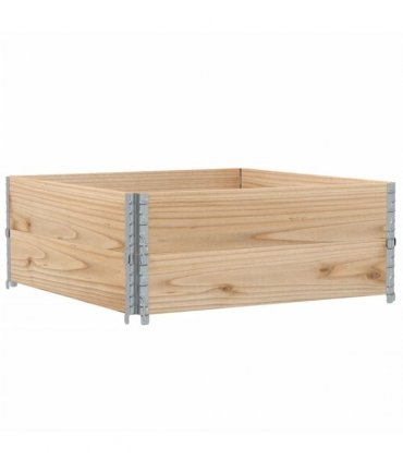 vidaXL Garden Planter 100x100 cm Solid Wood Pine