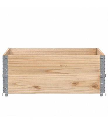 vidaXL Garden Planter 100x100 cm Solid Wood Pine