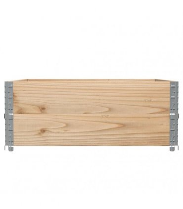 vidaXL Garden Planter 100x100 cm Solid Wood Pine