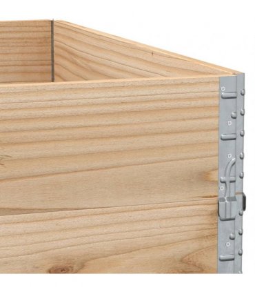 vidaXL Garden Planter 100x100 cm Solid Wood Pine
