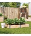 vidaXL Garden Planter 150x100 cm Solid Wood Pine