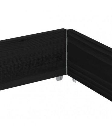 vidaXL Garden Planter Black 150x100 cm Solid Wood Pine