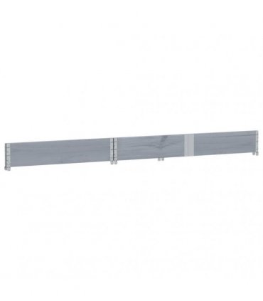 vidaXL Garden Planter Grey 150x100 cm Solid Wood Pine