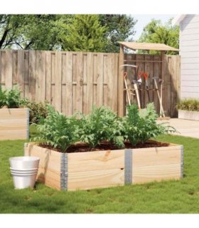 vidaXL Garden Planter 150x100 cm Solid Wood Pine