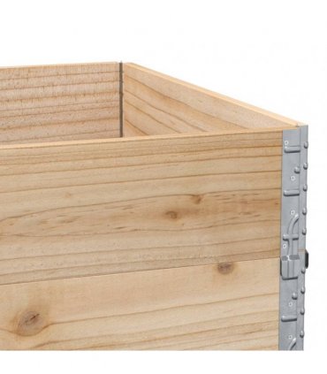 vidaXL Garden Planter 120x80 cm Solid Wood Pine