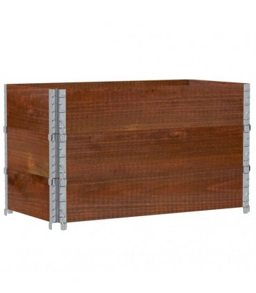 vidaXL Garden Planter Brown 100x50 cm Solid Wood Pine