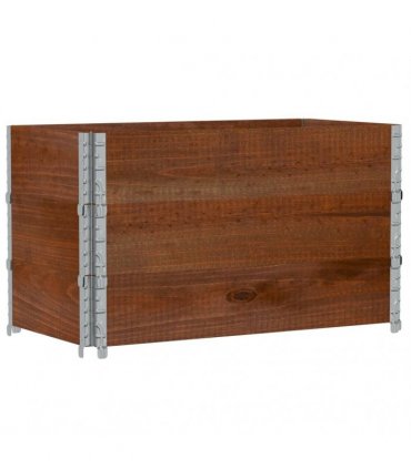 vidaXL Garden Planter Brown 100x50 cm Solid Wood Pine