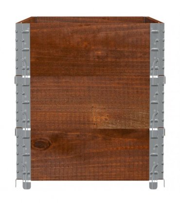 vidaXL Garden Planter Brown 100x50 cm Solid Wood Pine