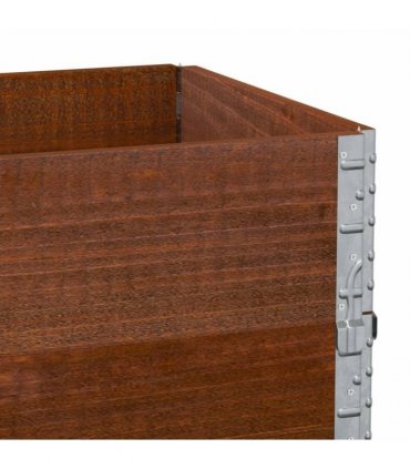 vidaXL Garden Planter Brown 100x50 cm Solid Wood Pine