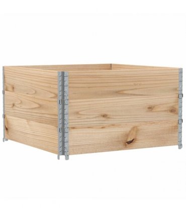 vidaXL Garden Planter 100x100 cm Solid Wood Pine