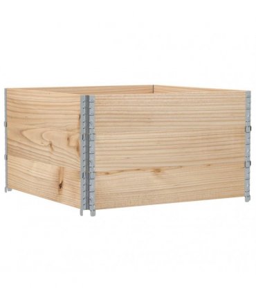 vidaXL Garden Planter 100x100 cm Solid Wood Pine