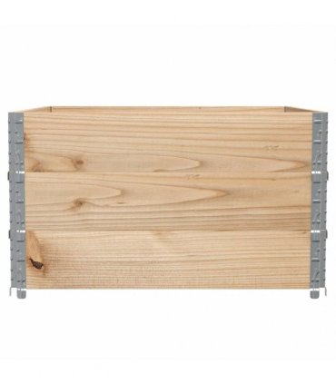 vidaXL Garden Planter 100x100 cm Solid Wood Pine