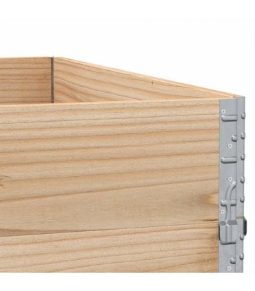 vidaXL Garden Planter 100x100 cm Solid Wood Pine