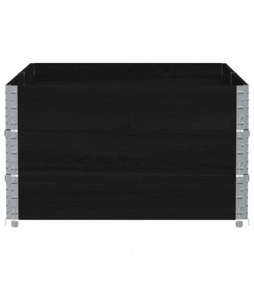 vidaXL Garden Planter Black 150x100 cm Solid Wood Pine