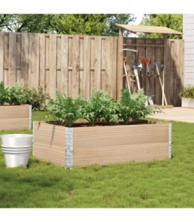 vidaXL Garden Planter 120x80 cm Solid Wood Pine