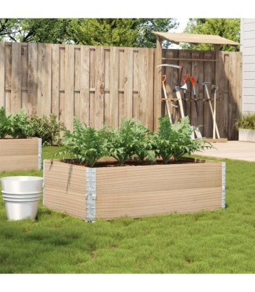 vidaXL Garden Planter 120x80 cm Solid Wood Pine