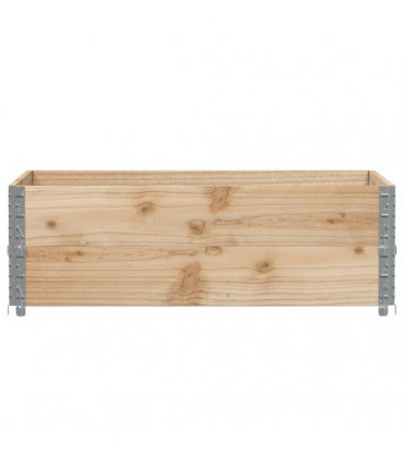 vidaXL Garden Planter 120x80 cm Solid Wood Pine