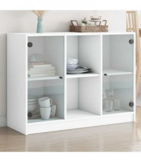 vidaXL Sideboard White 102x37x75,5 cm Engineered Wood