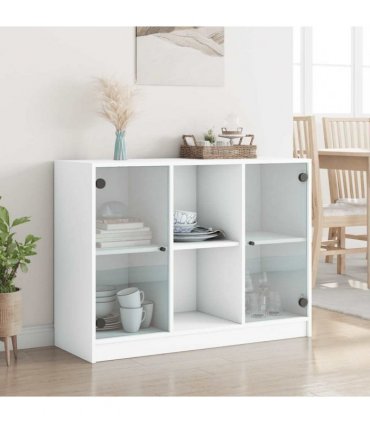 vidaXL Sideboard White 102x37x75,5 cm Engineered Wood