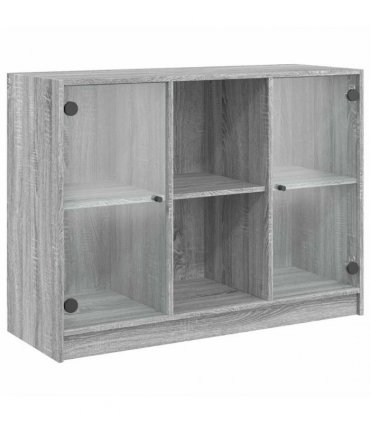 vidaXL Sideboard Grey Sonoma 102x37x75,5 cm Engineered Wood