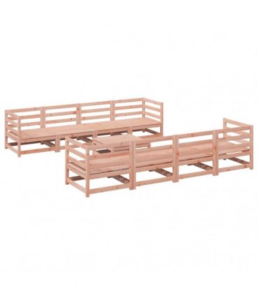 vidaXL 9 Piece Garden Sofa Set Solid Wood Douglas Fir