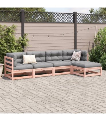 vidaXL 5 Piece Garden Sofa Set Solid Wood Douglas Fir