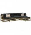 vidaXL 5 Piece Garden Sofa Set Impregnated Wood Pine