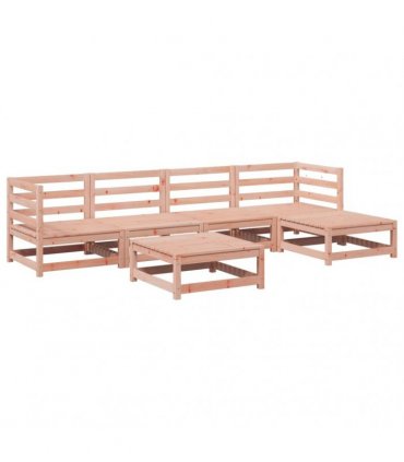 vidaXL 6 Piece Garden Sofa Set Solid Wood Douglas Fir