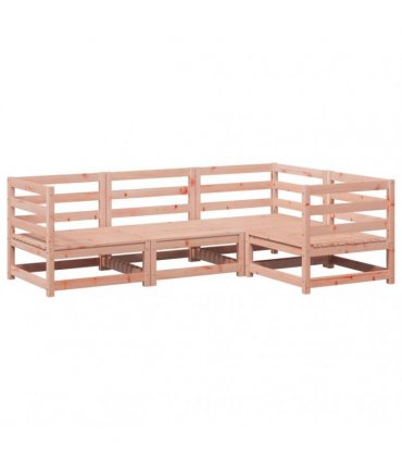 vidaXL 4 Piece Garden Sofa Set Solid Wood Douglas Fir