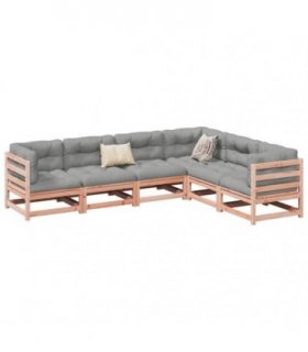 vidaXL 6 Piece Garden Sofa Set Solid Wood Douglas Fir