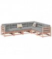 vidaXL 6 Piece Garden Sofa Set Solid Wood Douglas Fir