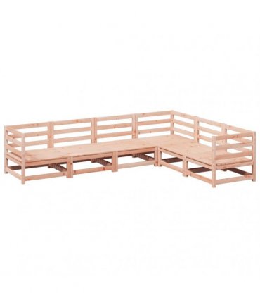 vidaXL 6 Piece Garden Sofa Set Solid Wood Douglas Fir