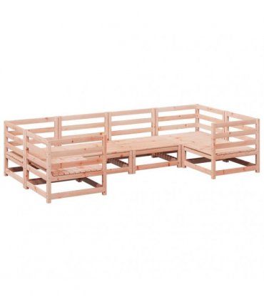 vidaXL 6 Piece Garden Sofa Set Solid Wood Douglas Fir