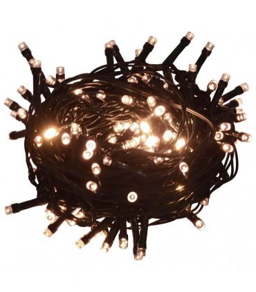 vidaXL LED String with 150 LEDs Warm White 15 m PVC