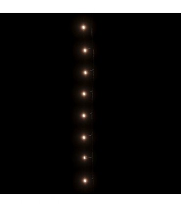 vidaXL LED String with 150 LEDs Warm White 15 m PVC
