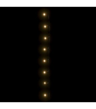 vidaXL LED String with 300 LEDs Warm White 30 m PVC