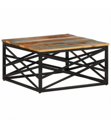 vidaXL Coffee Table 68x68x35 cm Solid Reclaimed Wood