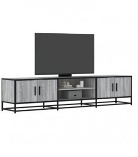 vidaXL TV Cabinet Grey Sonoma 180x35x41 cm Engineered Wood