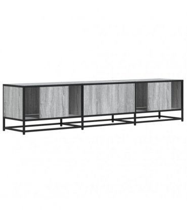 vidaXL TV Cabinet Grey Sonoma 180x35x41 cm Engineered Wood