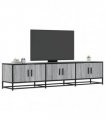 vidaXL TV Cabinet Grey Sonoma 180x35x41 cm Engineered Wood