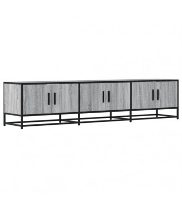 vidaXL TV Cabinet Grey Sonoma 180x35x41 cm Engineered Wood