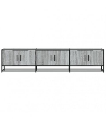 vidaXL TV Cabinet Grey Sonoma 180x35x41 cm Engineered Wood