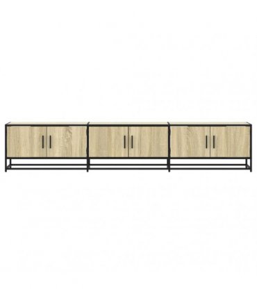 vidaXL TV Cabinet Sonoma Oak 210x35x41 cm Engineered Wood