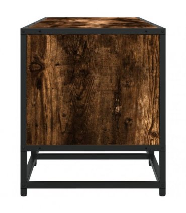 vidaXL TV Cabinet Smoked Oak 210x35x41 cm Engineered Wood