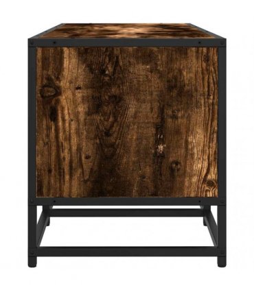 vidaXL TV Cabinet Smoked Oak 240x35x41 cm Engineered Wood