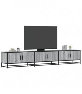 vidaXL TV Cabinet Grey Sonoma 240x35x41 cm Engineered Wood