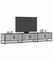 vidaXL TV Cabinet Grey Sonoma 240x35x41 cm Engineered Wood