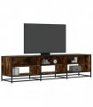 vidaXL TV Cabinet Smoked Oak 180x40x46 cm Engineered Wood